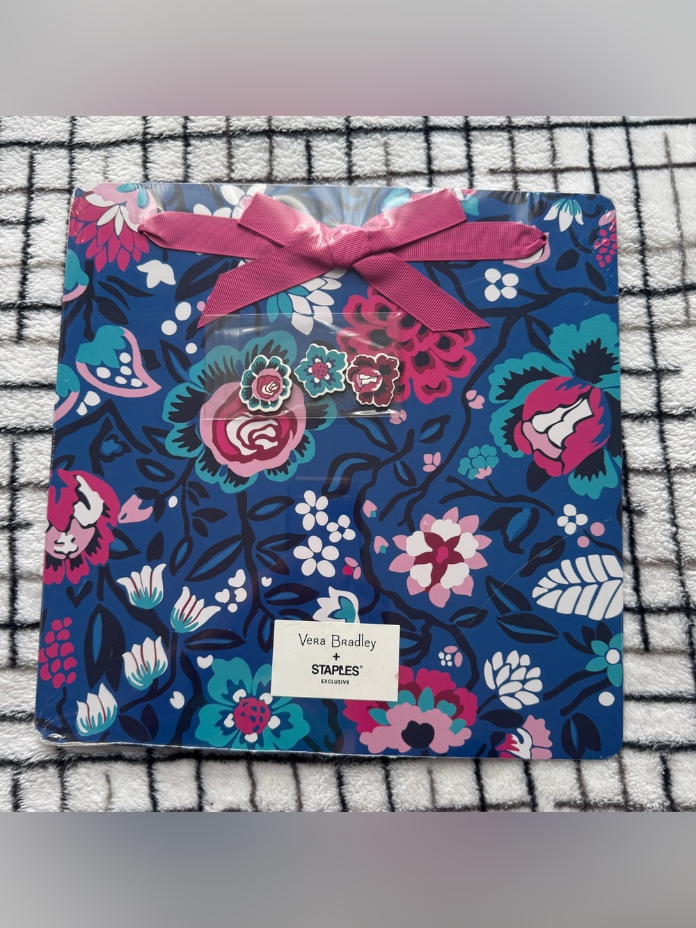 NWT Vera Bradley Bloom Berry Hanging Magnetic Board & Magnets Set Sealed